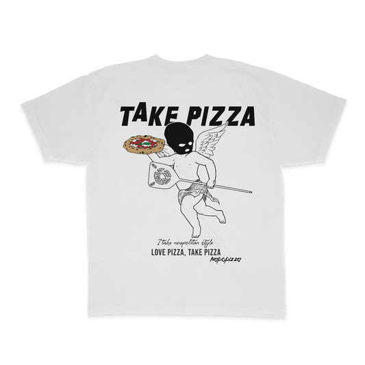 Take Pizza Black Oversized t-shirt