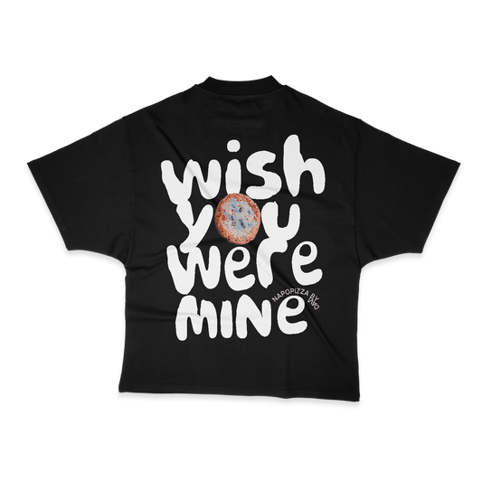 Wish Heavy Weight (200 GSM) Oversized T-Shirt, Black /Unisex