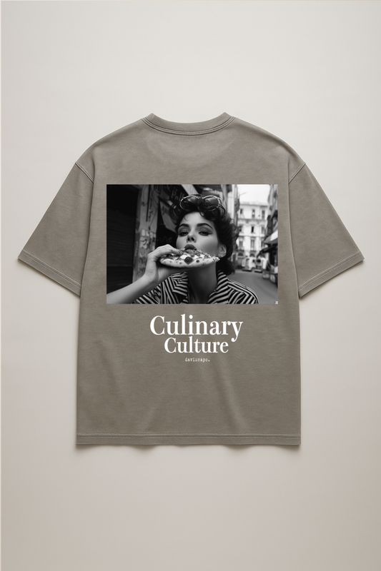 Culinary Culture Oversized T-Shirt
